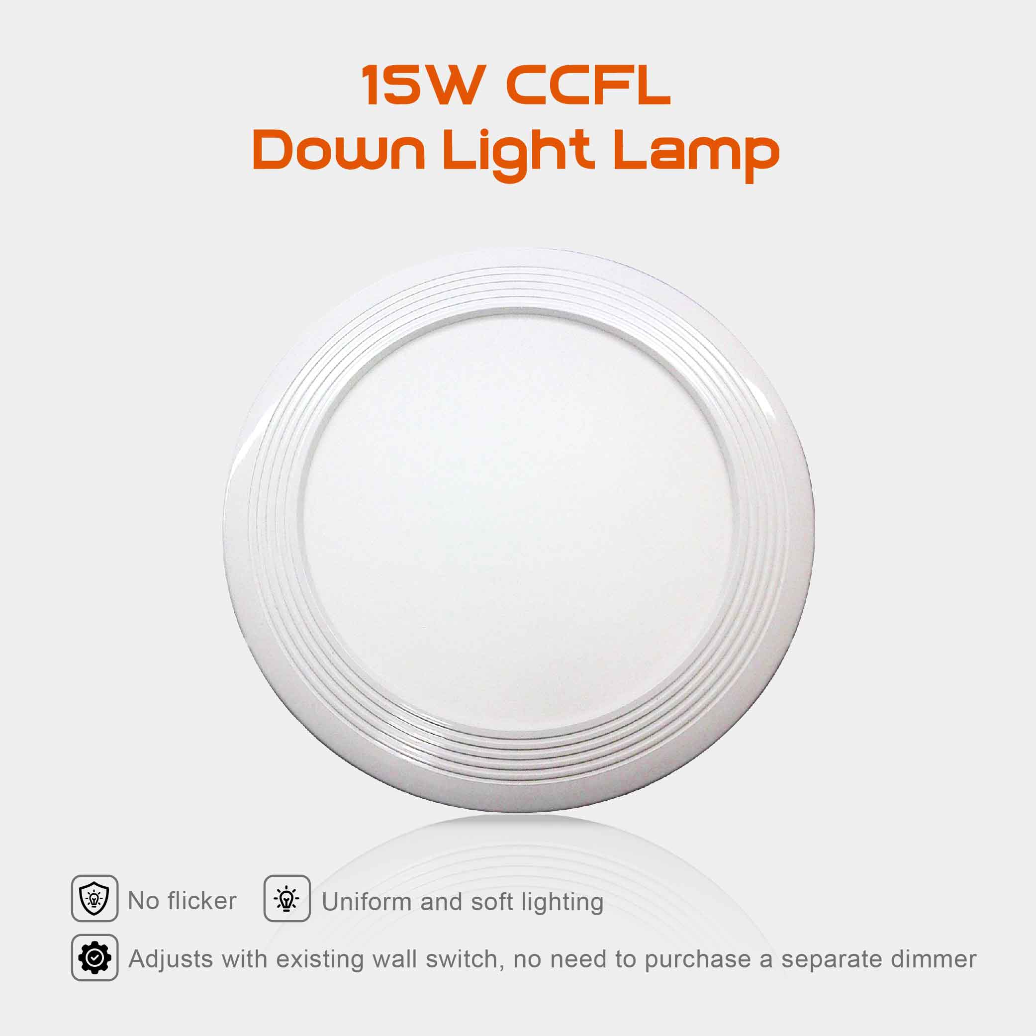 15W CCFL崁燈 崁燈 CCFL 抗摔 15W CCFL Down Light Lamp